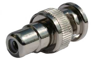 מתאם משקע BNC לתקע RCA