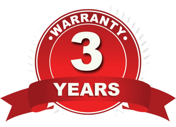 3 שנות אחריות