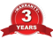 3 שנות אחריות