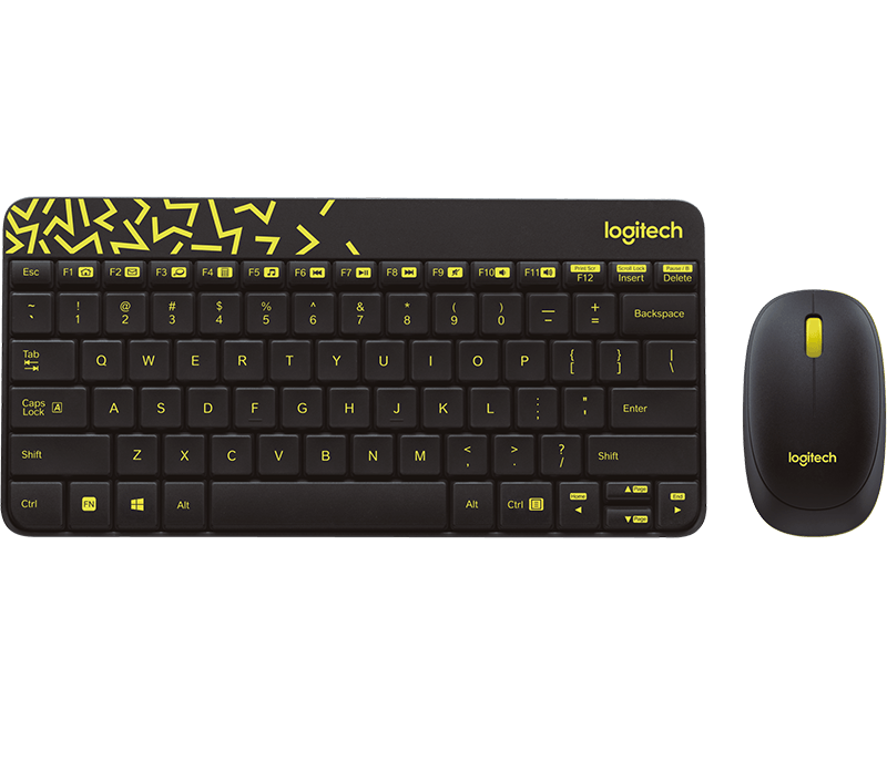 סט מקלדת ועכבר אל חוטי Logitech Wireless Desktop MK240