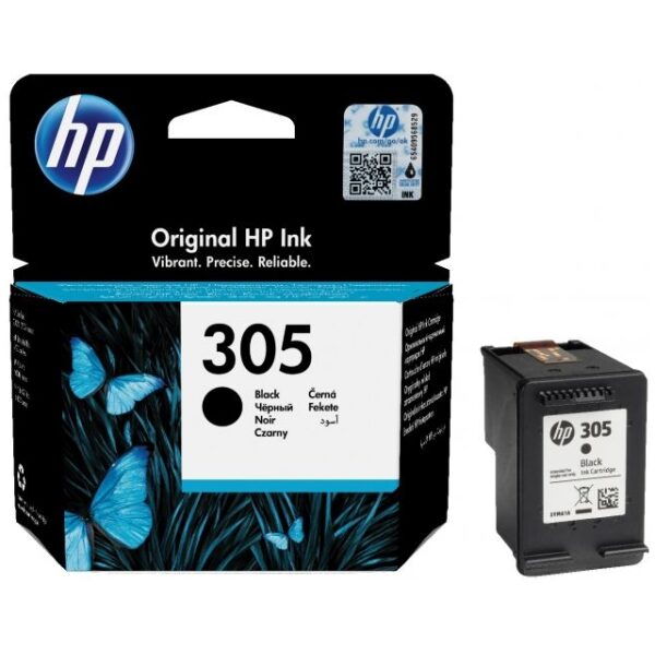 ראש דיו 305 שחור מקורי HP 3YM60AE