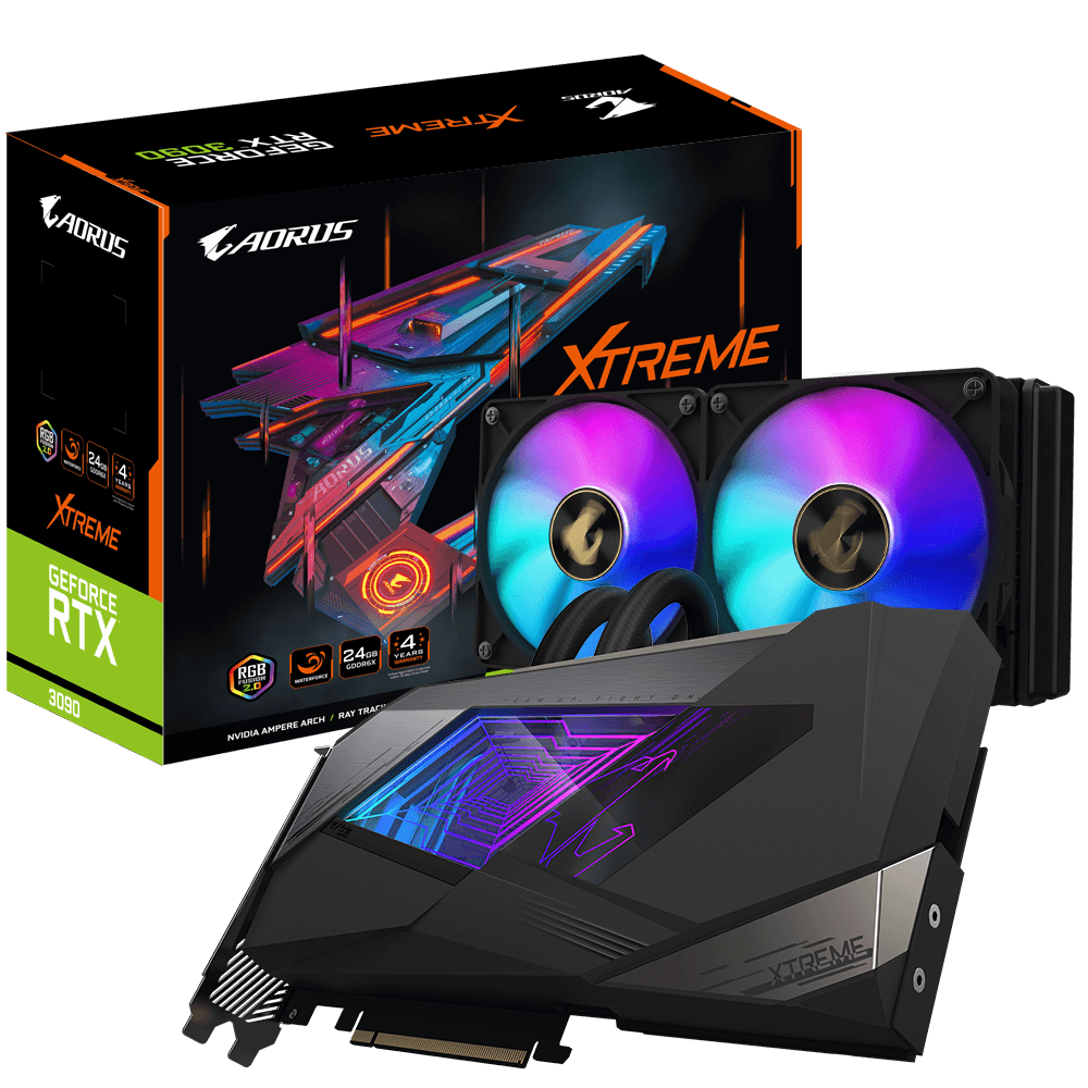 כרטיס מסך GIGABYTE AORUS GeForce RTX 3090 XTREME 24GB PCie4.0X16