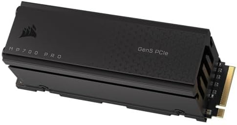 דיסק פנימי Corsair MP700 PRO 2TB Heatsink Gen5 12400/11800MB R/W