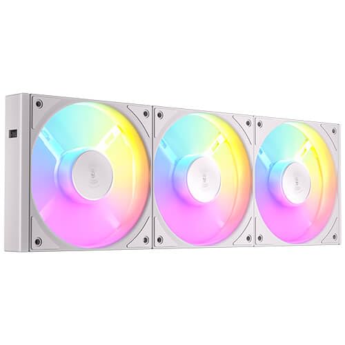 מאווררים למארז ANTEC Connect C120 Reverse ARGB WHITE 3PK