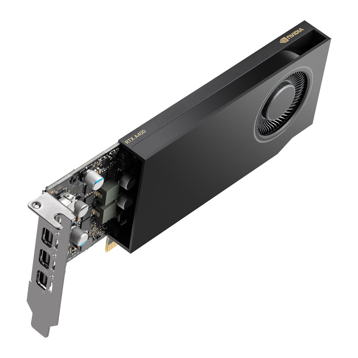 כרטיס מסך NVIDIA Quadro A400 4GB Ray Tracing 4 X mini-DP