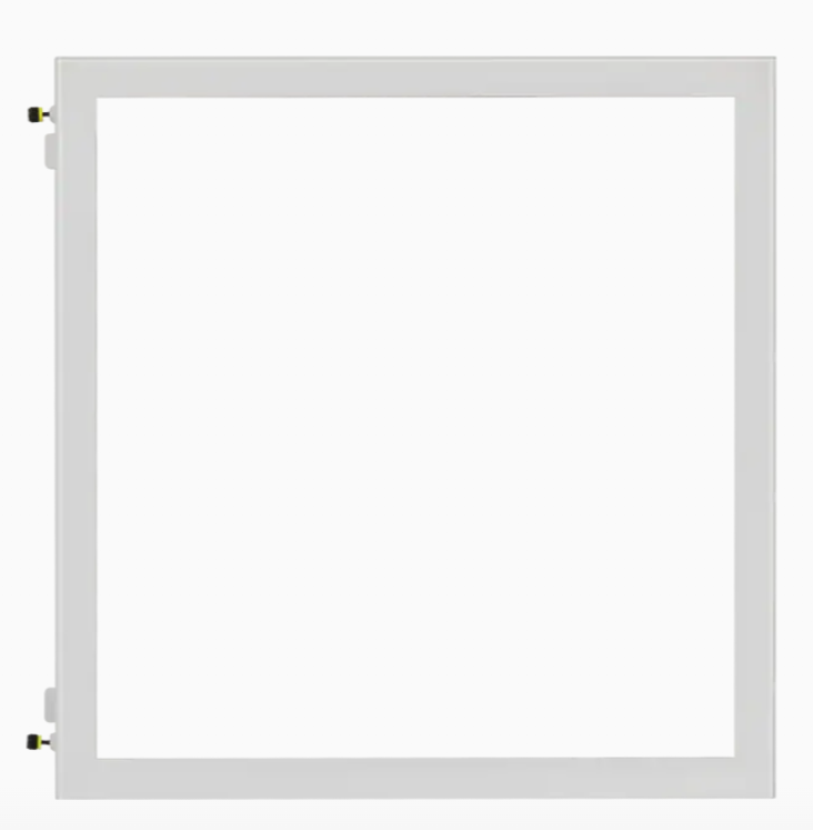 זכוכית צד למארז לבן Corsair iCUE 4000X/D/D Airflow Tempered Glass