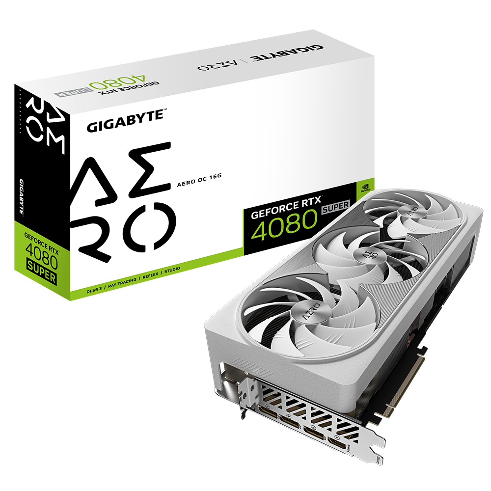 כרטיס מסך Gigabyte GeForce RTX 4080 SUPER AERO OC 16GB