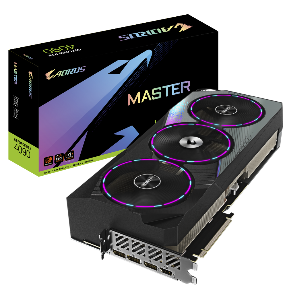 כרטיס מסך Gigabyte Nvidia RTX 4090 AORUS MASTER 24GB PCIE4.0