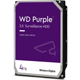 דיסק קשיח פנימי לנייח WD 4TB Purple 5400rpm 256MB 3.5
