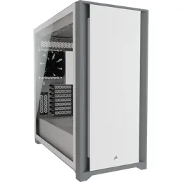 מארז CORSAIR 5000D Tempered Glass Mid Tower ATX PC CASE WHITE