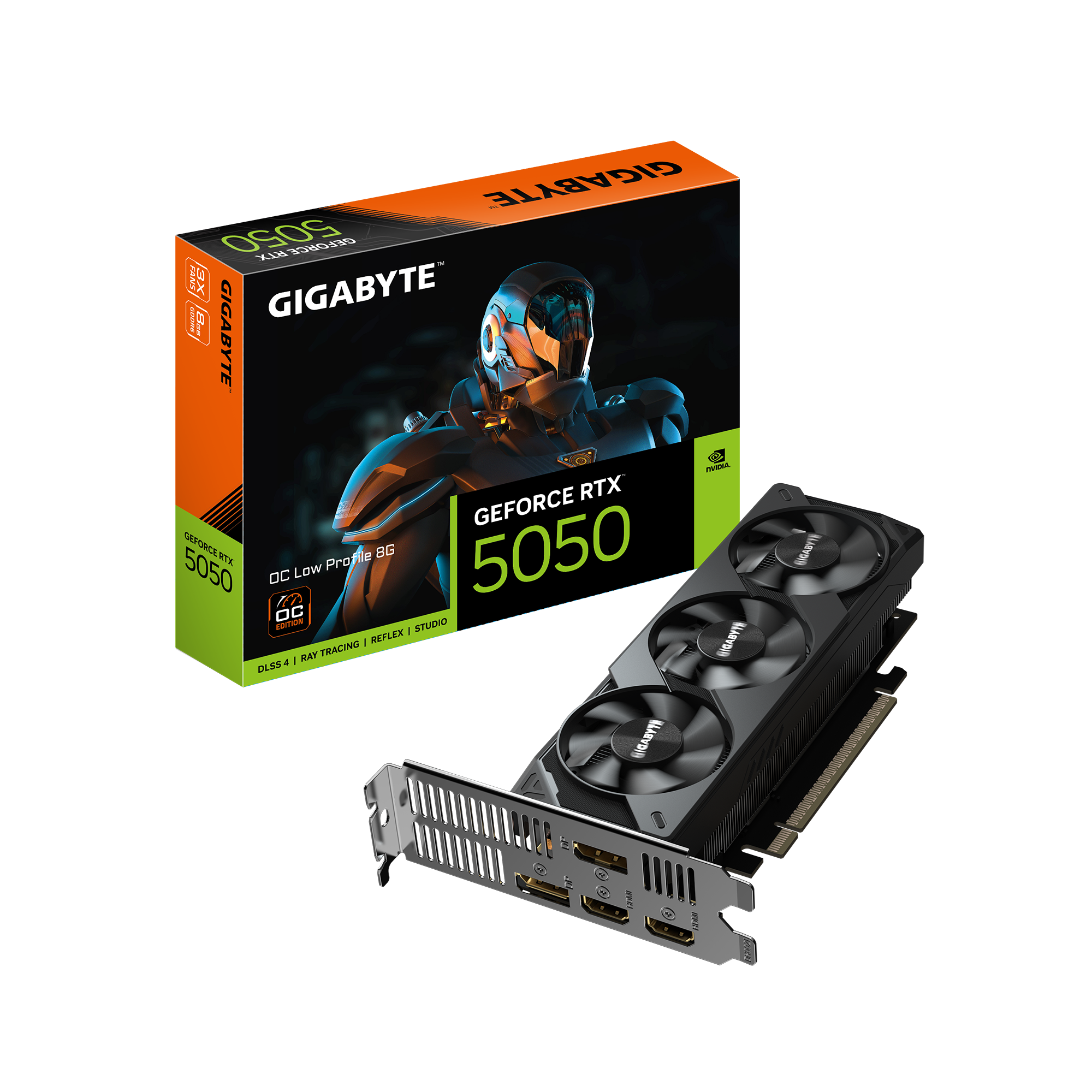 כרטיס מסך Gigabyte GeForce RTX 5050 8GB OC Low profile