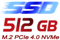 512NVME GEN4