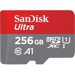 כרטיס זכרון SanDisk 256GB Ultra microSDXC UHS-I Up to 150MB/s C10