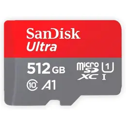 כרטיס זכרון SanDisk 512GB Ultra microSDXC UHS-I Up to 150MB/s C10
