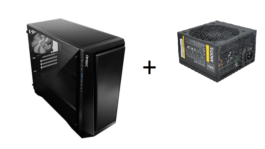 מארז וספק במחיר מיוחד Antec P6 + Antec VP500P