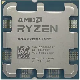 מעבד AMD ZEN 4 R5 7500F Tray No Fan No GPU Up To 5GHZ AM5