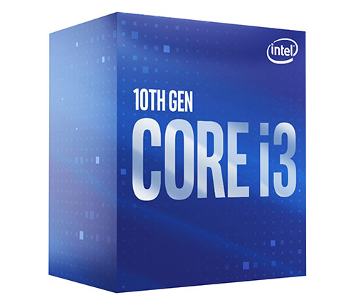 מעבד דור 10 Intel Core i3-10100 BOX 4Crs 8Thrd 4.3Ghz lga1200