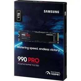 דיסק פנימי Samsung 990 PRO 1TB GEN4 up to 7450 read 6900 Write