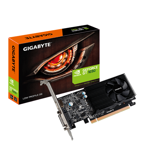 כרטיס מסך Gigabyte GT 1030 2GB DDR5 DVI HDMI Low Profile