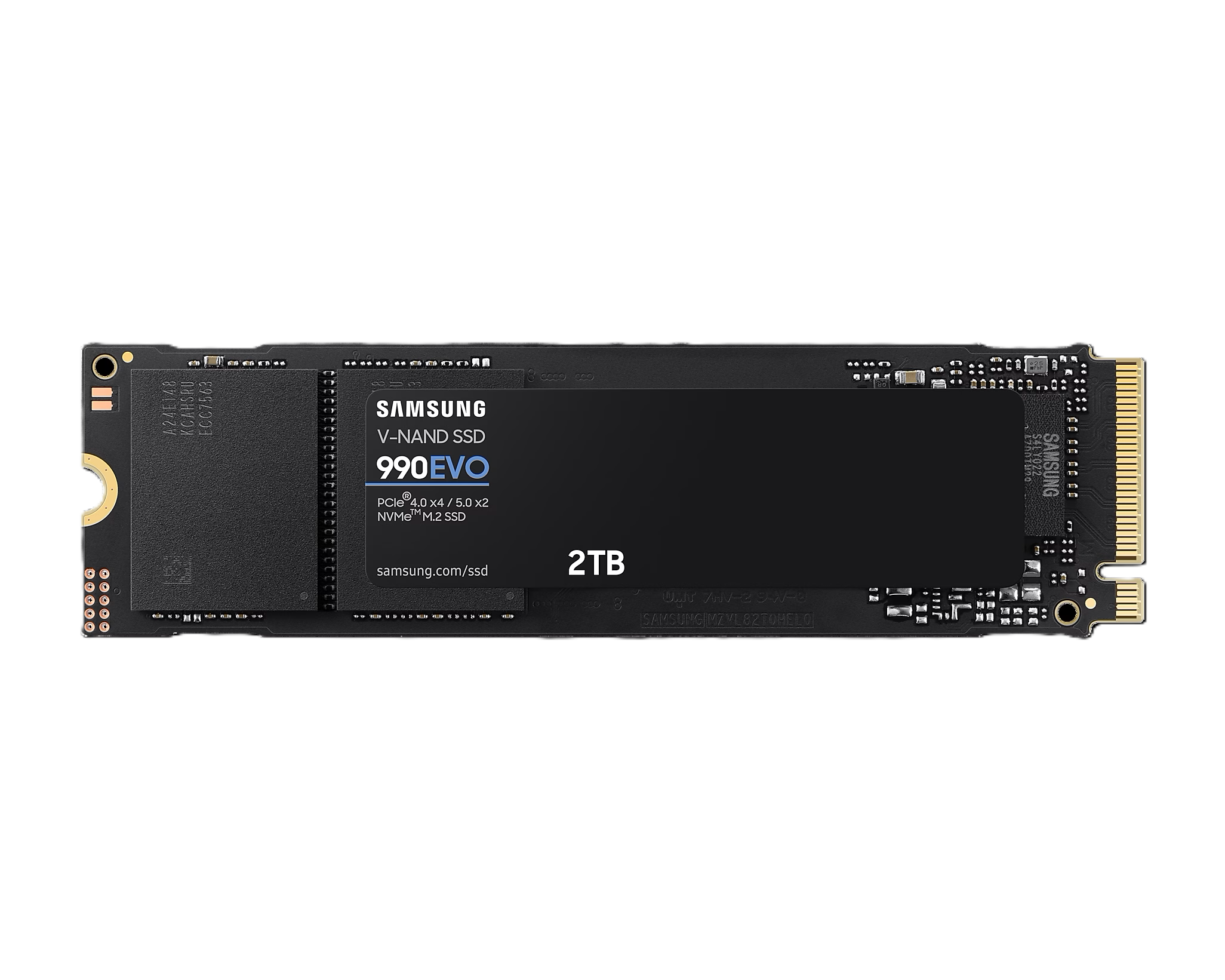 דיסק פנימי Samsung 990 EVO 2TB PCIE4.0X4/5.0X2 NVME gen 4/5