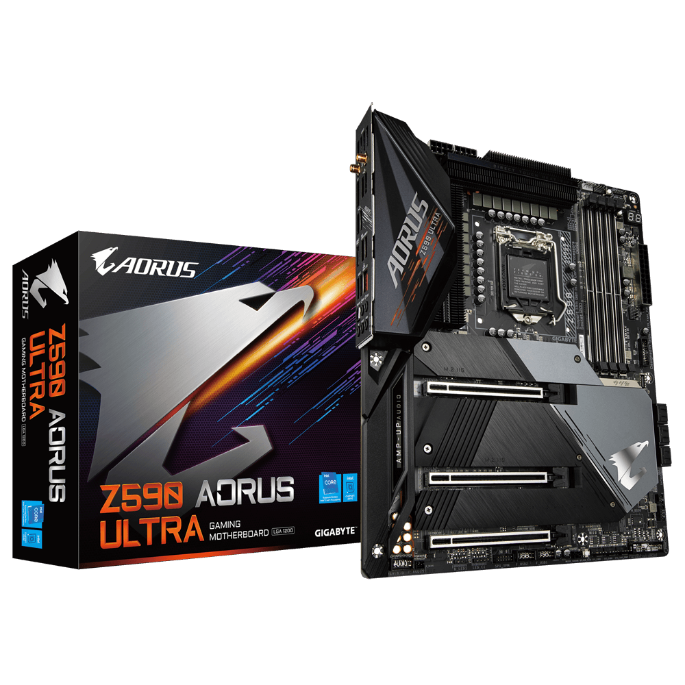 לוח דור 11 GIGABYTR Z590 AORUS ULTRA LGA1200 WIFI+BT 2.5GbE LAN