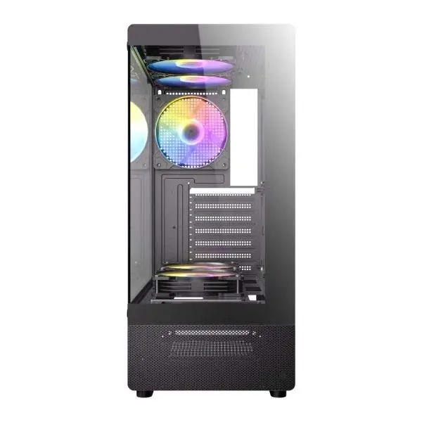 מארז Antec VCX300 ARGB Black Mid-Tower ATX 5x120mm Fans include