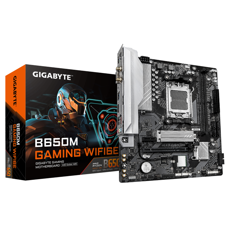 לוח אם Gigabyte B650M Gaming WIFI 6E1.4 AM5 DDR5 Micro-ATX