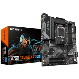 לוח למעבדי אינטל Gigabyte B760 Gaming X AX 1.2 DDR5 ATX WIFI6