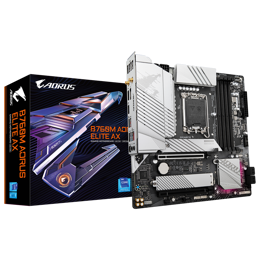 לוח Gigabyte B760M AORUS ELITE AX REV1.3 DDR5 mATX WIFI BT