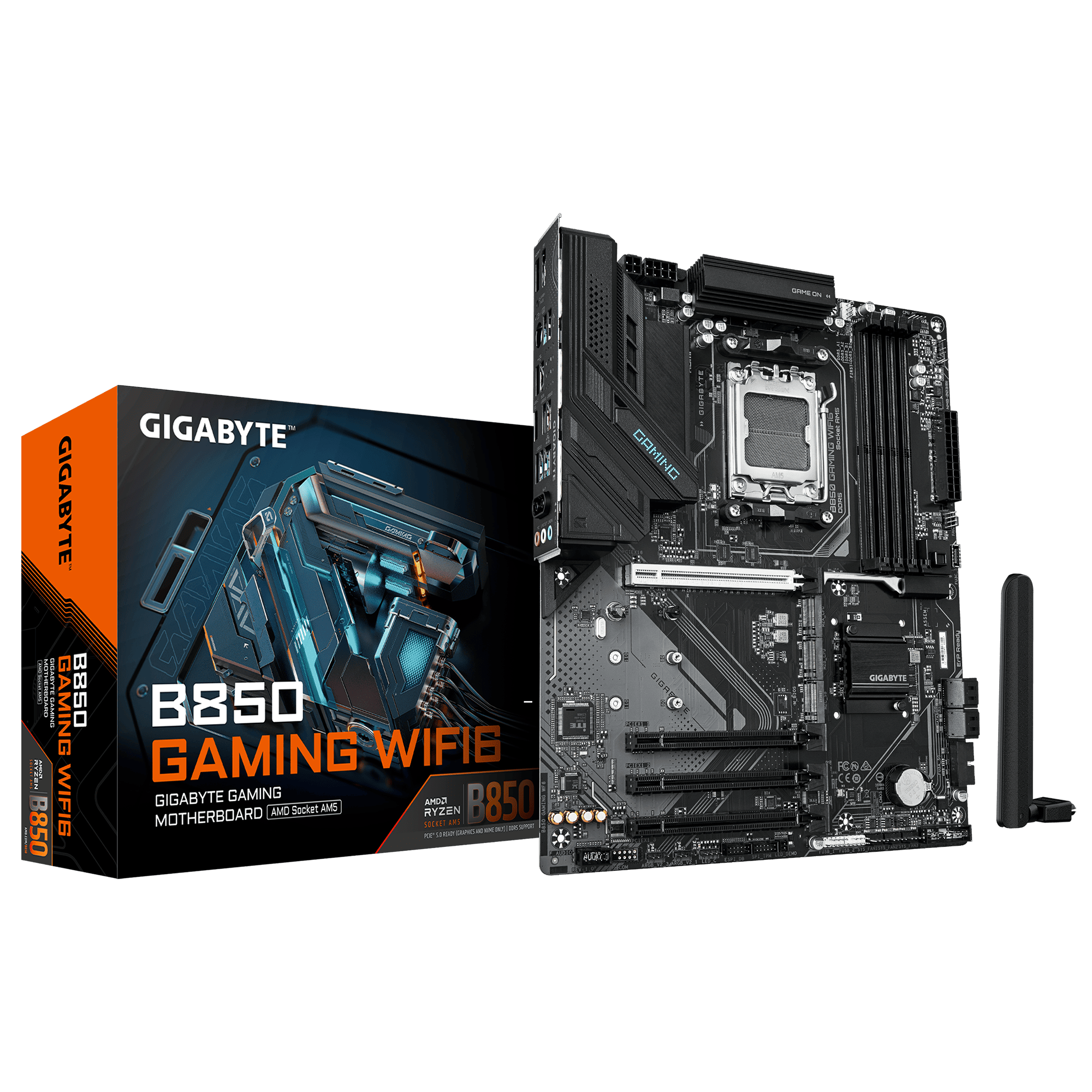 לוח אם GIGABYTE B850 GAMING WIFI 6 ATX DDR5 AM5 BT