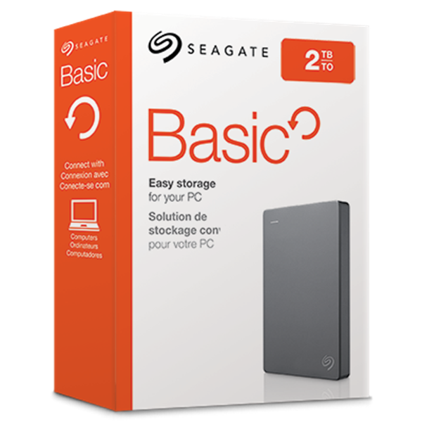 דיסק חיצוני SEAGATE Basic Portable Drive 2TB 2.5 usb 3.0