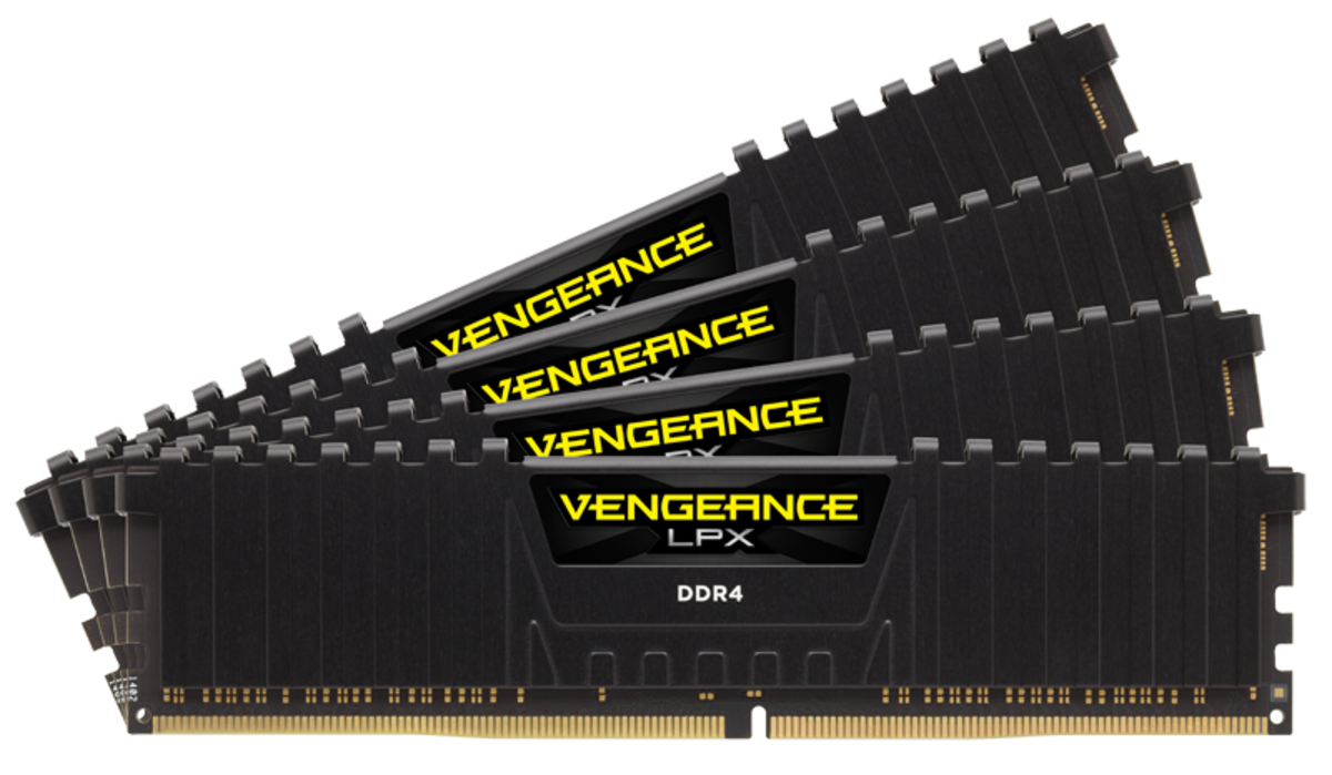 זכרון לנייח Corsair VENGEANCE 128GB 4X32 DDR4 3600Mhz C18