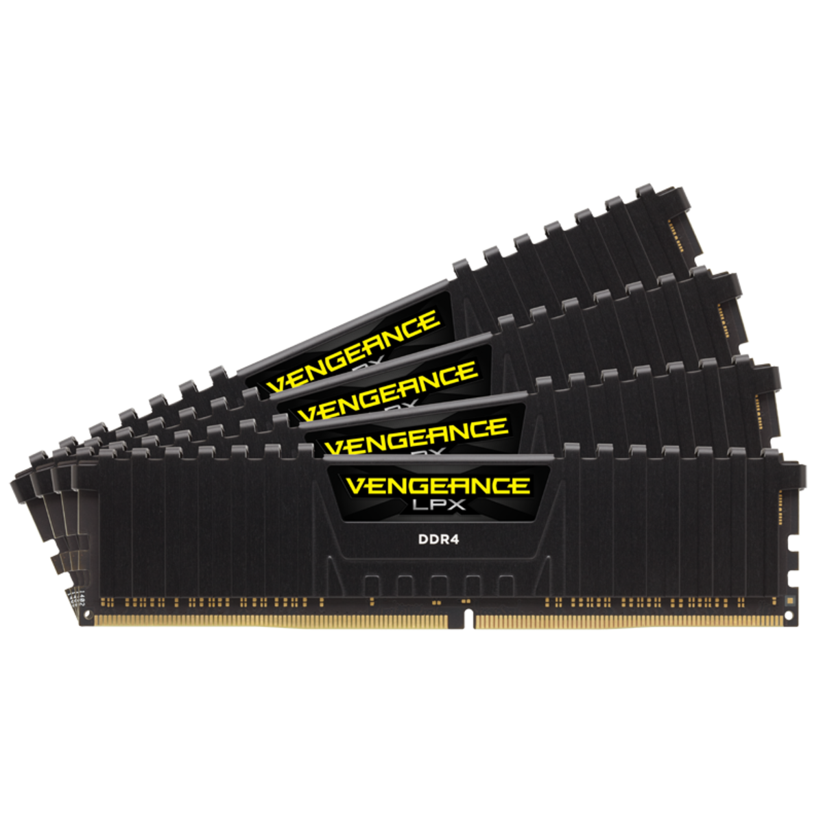 זכרון לנייח Corsair VENGEANCE LPX 64GB 4X16 3200Mhz C16 INTEL XMP
