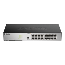 מתג לא מנוהל גיגהביט D-LINK 16 PORT Unmanaged 1GB Switch