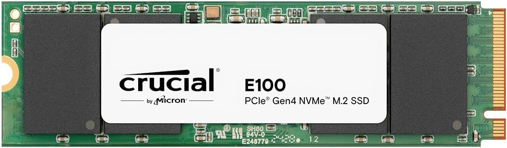 דיסק פנימי Crucial SSD E100 1TB PCIe Gen4 2280 NVMe M.2