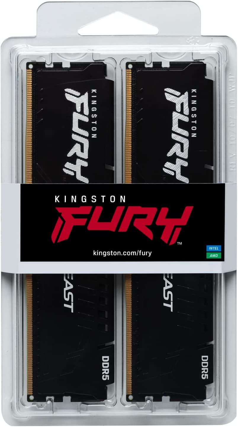 זכרון לנייח Kingston Fury Beast 128GB 2x64GB 5600MHz DDR5 CL40