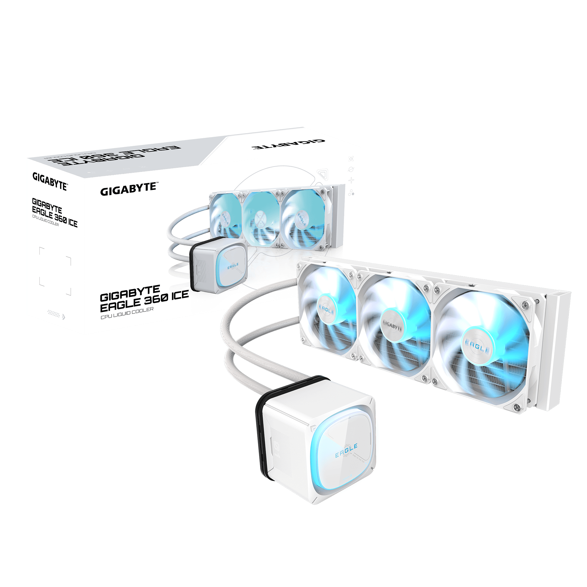 קירור נוזלי למעבד GIGABYTE EAGLE 360 ICE ARGB