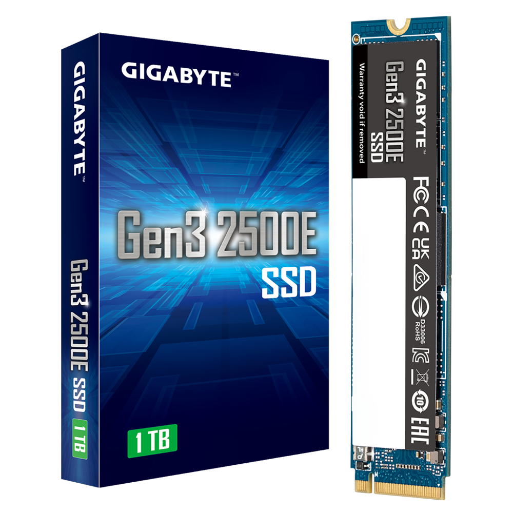 דיסק פנימי GIGABYTE Gen3 2500E SSD NVME 1TB