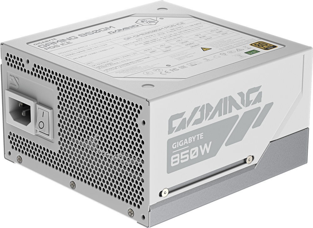 ספק כוח GIGABYTE GME850GM PG5 ICE 850W Gold Fully Modular