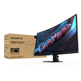 מסך קעור Gigabyte GS27QCA VA 180hz QHD HDR Ready AMD FreeSync