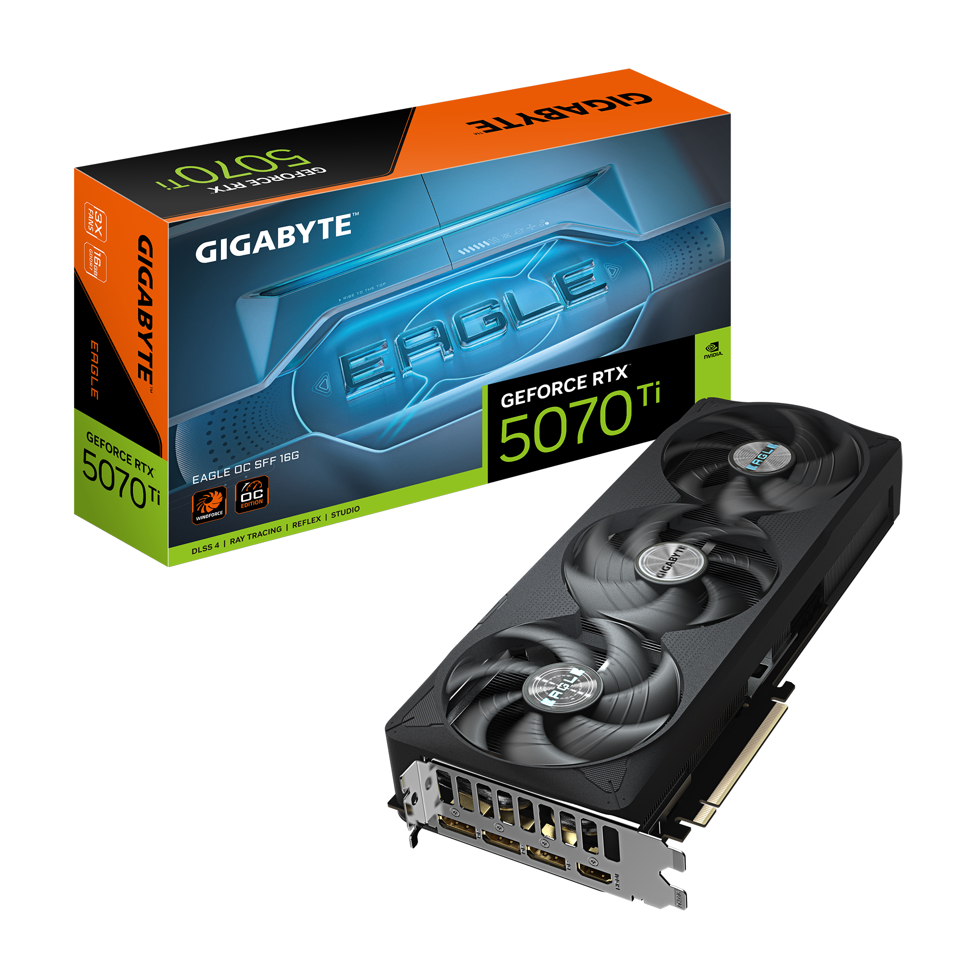 כרטיס מסך GIGABYTE GeForce RTX 5070 Ti EAGLE OC SFF 16G