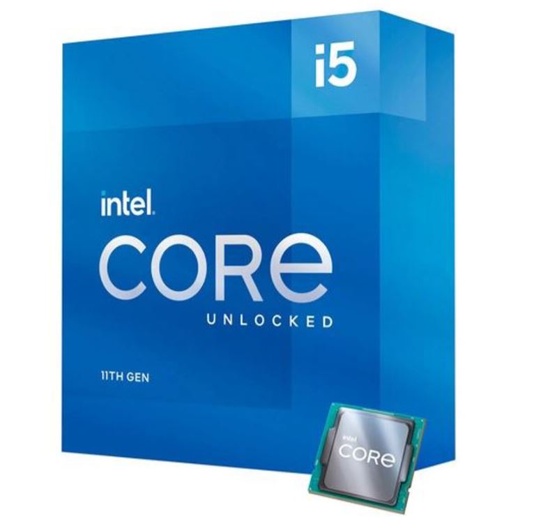 מעבד INTEL Core i5-11600K up to 4.90GHz 12MB Cache BOX LGA1200