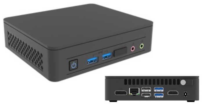 נייח קטן ביירבון בלבד Intel NUC 11 ESSENTIAL KIT Pentium N6005