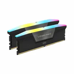 זכרון לנייח Corsair Vengeance RGB Black 64GB 2X32 6400MHz DDR5 C4