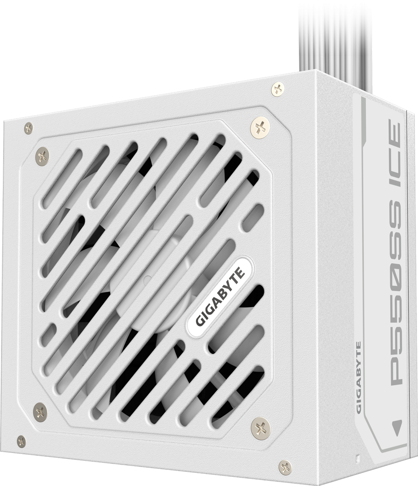 ספק כוח GIGABYTE P550SS ICE 550W 80 PLUS Silver White