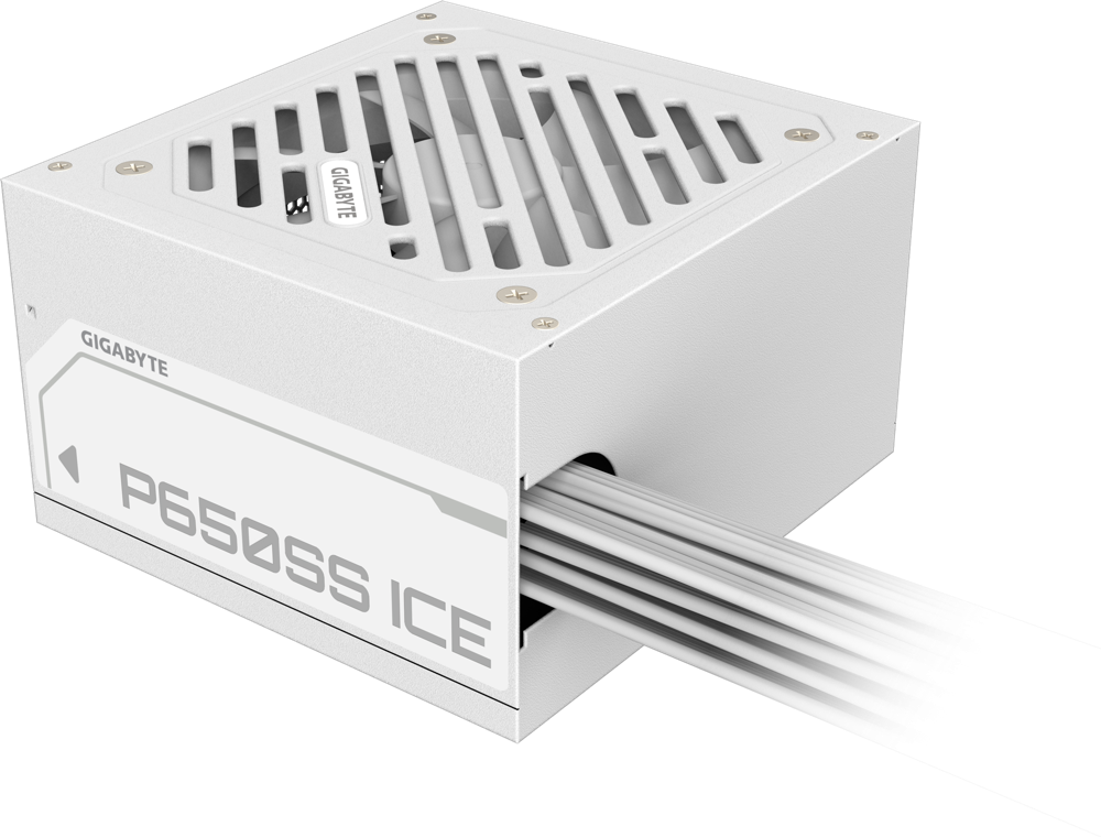 ספק כוח GIGABYTE P650SS ICE 650W 80 PLUS Silver White