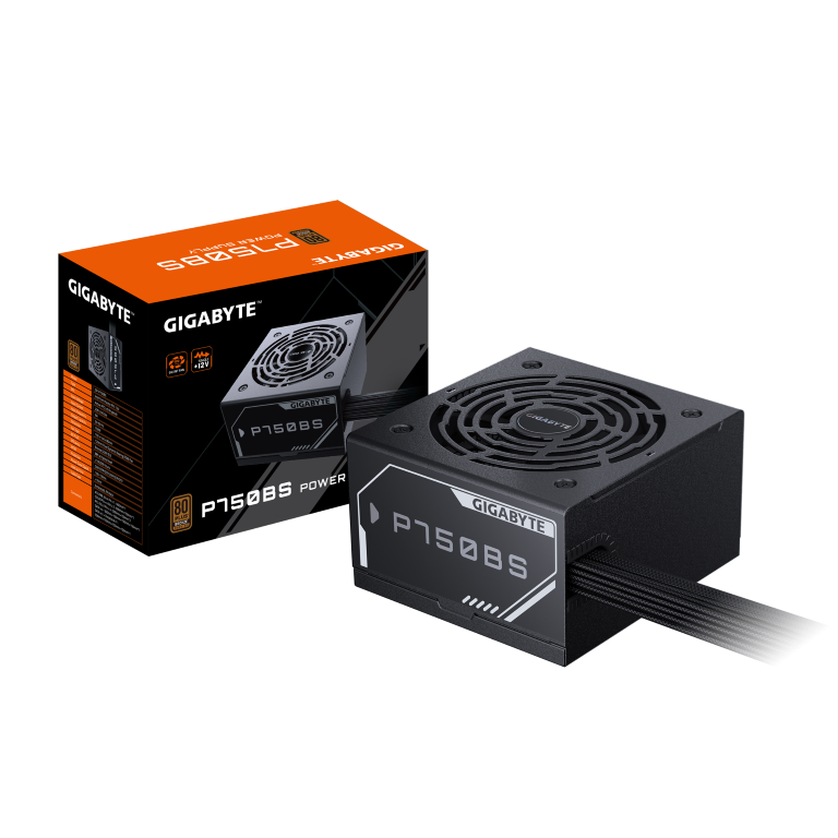 ספק כוח Gigabyte P750BS 750W 80 Plus Bronze 12cm silent fan