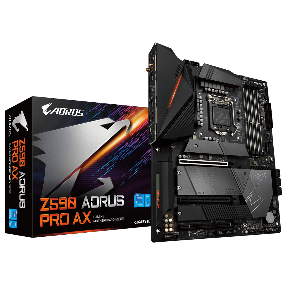 לוח דור 11 Gigabyte Z590 AORUS PRO AX LGA1200 WIFI+BT 2.5GbLAN DP