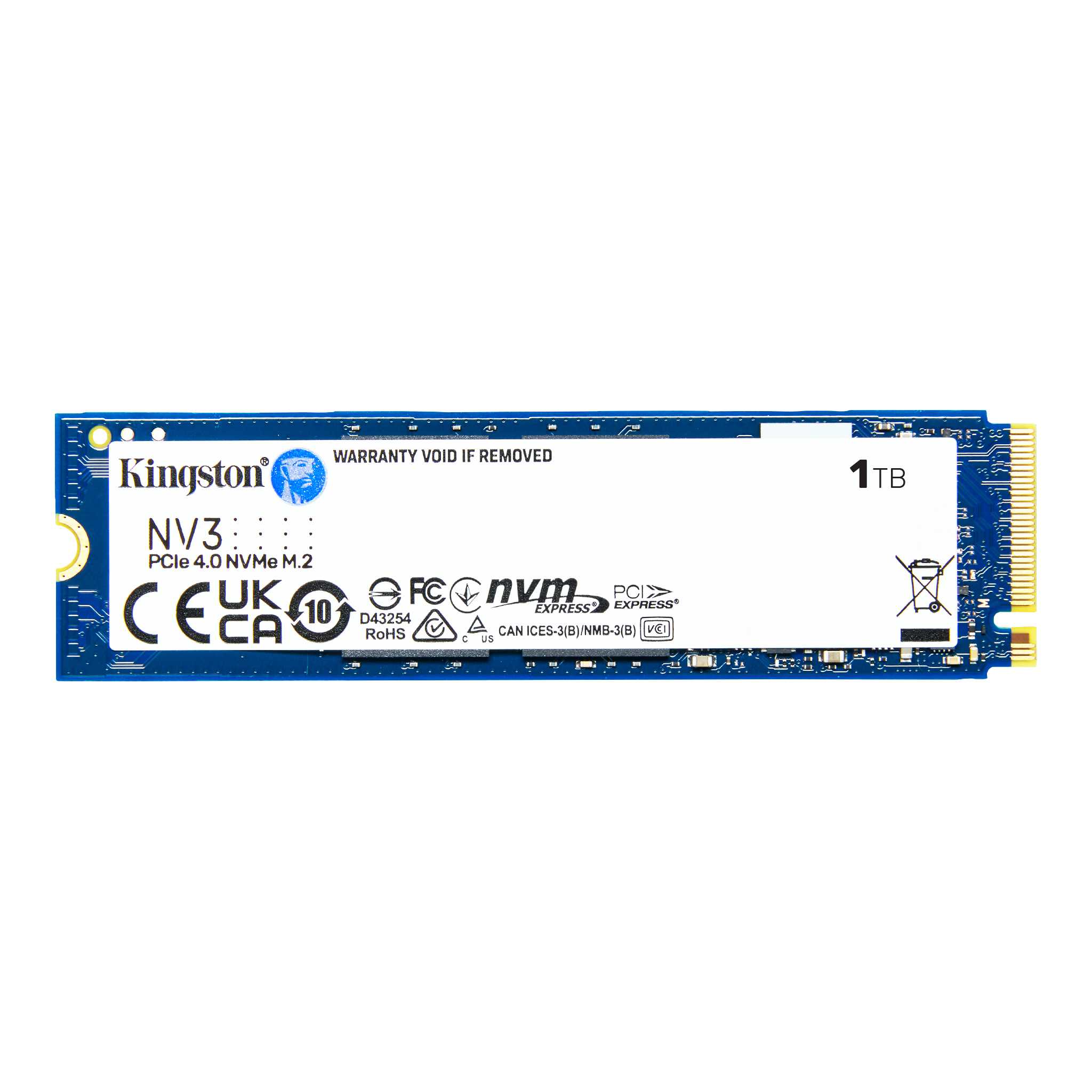 דיסק פנימי Kingston NV3 1TB NVME GEN 4.0 M.2 2280 6000/4000Mb/s