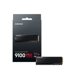 דיסק פנימי Samsung 9100 PRO W/Heatsink 1TB Gen5 M.2 NVME 2.0